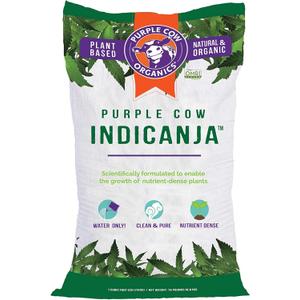 IndiCanja 1 Cubic Foot Bag, Organic Living Soil, Clean & Natural Plant Based Water Only Super Soil for Professional Indoor & Outdoor Growers