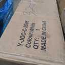 White 6 Drawer Dresser for Bedroom, 15.3" D x 47.2" W x 32.3" H in Simply Modern Chest of Drawers, Wood Storage Double Dresser with Deep Drawers for Living Room, Hallway Entryway, White