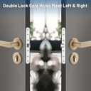 2 Point Bolt Mortise Lock Used for Pella Storm Door Handle Set (Only Lock Body), Storm Door Lock Replacement Part Fits Pella, Screw Hole Center Spacing: 7-1/4 ", 2 Bolts Spacing:2-1/2 ".(White)