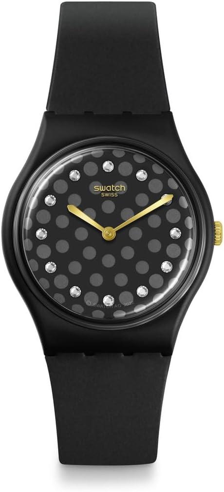 Swatch Gent Biosourced Unisex Watch Casual Plastic Black Quartz Waterproof Mono Black