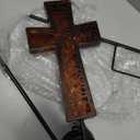 Solar Cross Garden Stake Lights 38inch Metal Outdoor Waterproof Memorial Garden Decor 2 Lighting Modes Cemetery Decorations for Grave for Remembrance Gifts & Sympathy Gifts