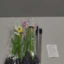 Solar Lights Outdoor Flowers Garden Decor,Firefly Lights with 4 Color Wild Lily Light, Solar Flowers Outdoor Waterproof for Patio Yard Gifts for Women Mom