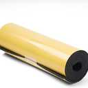by Big UGGLY XLarge Black Closed Cell Foam Rubber with Peel and Stick Adhesive, 72" x 17" x 1/4"