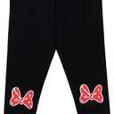 Disney Minnie Mouse Zip Up Vest Puffer T-Shirt and Leggings 3 Piece Outfit Set Infant to Big Kid