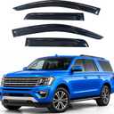 IG Window Visors Fit for 2018-2025 Ford Expedition, Out-Channel Rain Guards Vent Wind Deflectors 4PC, Car Accessories for 2018-2025 Lincoln Navigator