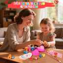 Valentines Day Gifts for Kids - 24 Pack Valentines Day Heart-Giant Lollipop-Shaped Stationery Gift Classroom Prize with Valentine Gifts Cards for Friends School Exchange Boys Girls Party Favors (Rose)