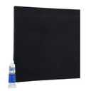 Silicone Rubber Sheet, 60A Rubber Gasket Material, 1/8 (.125)" Thick  12" W  12" L Rubber Sheet Use for DIY Gaskets, Pads, Seals, Crafts, Supports, Liner,Bumpers,Leveling, Flooring, Abrasion