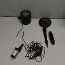 Lingvee Halloween Projector Light with 1 Film Slides Holiday LED Projector Lights Outdoor Reflectors Waterproof Landscape Decorative Rotation Lighting Movement Projection Lamp(Ghost)