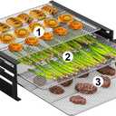 Jerky Grill Racks for Camp Chef 36 Inch Pellet Grill-Stainless Steel 3-Tier