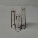 Propagation Station Terrariums with Gold Metal Stand - Kate Aspen 3 Glass Test Tube Planters for Indoor Plant, Air Plants, Plant Clippings, Cut Flowers, Herbs, Succulents | Home Decor Table Decoration