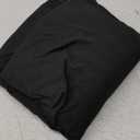 Table Covers for 6 Foot Tables, Black Washable and Wrinkle Resistant Stretch Tablecloths Rectangle 6ft for Events, Wedding, Banquets, Parties
