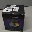 JALL Night Light Bluetooth Speaker, Multi Colorful Changing Bedside Lamp Alarm Clock, Best Birthday Ideas for 10 11 12 13 14 Year Old Teenage Boy Girl, Black