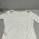 Tommy Hilfiger Women's Tie Sleeve Top (X-Large, Bright White)