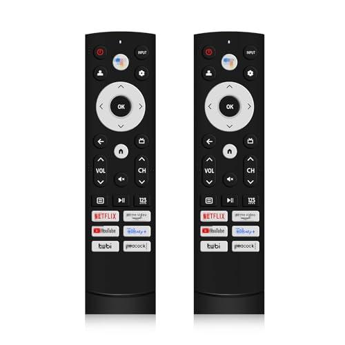 2 PC Replacement Remote Control for Hisense Smart Google TV Series,for UHD 4K ULED Google TVs,for Mini-LED ULED 4K TV Series（No Voice）