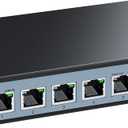 SODOLA 2.5Gb Easy Web Managed Switch, 2x10GBase-T Ports and 4x2.5GBase-T Ports, Full RJ45 Managed Ethernet Switch with Link Aggregation,VLAN,IGMP, 2.5G 10G Network Home-lab Switch