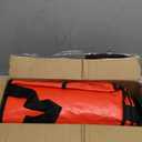 HOMEST Christmas Tree Storage Bag, Fits for 6/7.5 ft Xmas Artificials, Zippered Bag with Reinforced Carrying Handles and Wheels, Red (Bag Only)