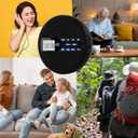 Portable CD Player with Dual Bluetooth, Discman for Car with FM Transmitter, Rechargeable, Dual Speakers and Anti Skip,USB,AUX,LCD Display,Backlit Button,Repeat,10 Speeds