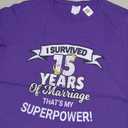 15 Year Funny Wedding Anniversary T-Shirt, Size S