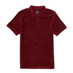 Guess Men's Casual Polo Shirts Long Sleeve Textured Knit Tee Shirt Wrok Tshirts, Size XL