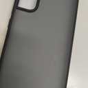 TORRAS Shockproof Galaxy S22 Case, [Military Grade Drop Tested] Translucent Matte Hard Back & Soft Edge Slim Protective for Samsung S22 Case Guardian Series, Black