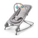 Summer Infant 2-in-1 Bouncer & Rocker Duo (Light Gray Tweed) Convenient and Portable Rocker and Bouncer for Babies Includes Soft Toys and Soothing Vibrations