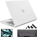 Case for 13.5" Microsoft Surface Laptop 5/4/3 with Metal Palm Rest ONLY 2019-2022 Release Models:1868/1951, Plastic Hard Shell Case with Keyboard Cover & Screen Protector, Matte Clear