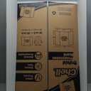 Chell 36" x 48" Large Trifold Poster Board, 2 Pack, White Corrugated Project Boards for Science Fair, School Projects, Event Displays and Business Presentations