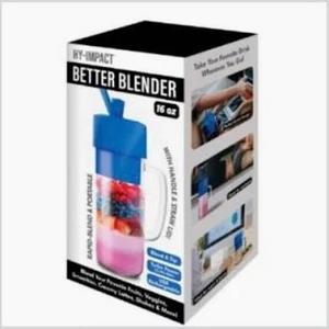 Better Blender Turbo Power USB Rechargeable 16 Oz