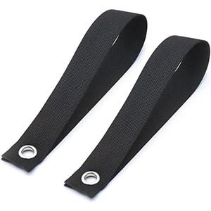 Car Hood Loop Straps 2 Pieces Nylon, Loop Tie Down Straps for Canoe Kayak