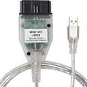 VCI J2534 Cable Fit for Toyota TIS Techstream - Latest Version V16.00.017, Firmware V1.4.8, Cable OBD2 Diagnostic Cable, Scanner Adapter Diagnostic Cable Scan Tool, Support Win XP WIN7 WIN10 32/64bit