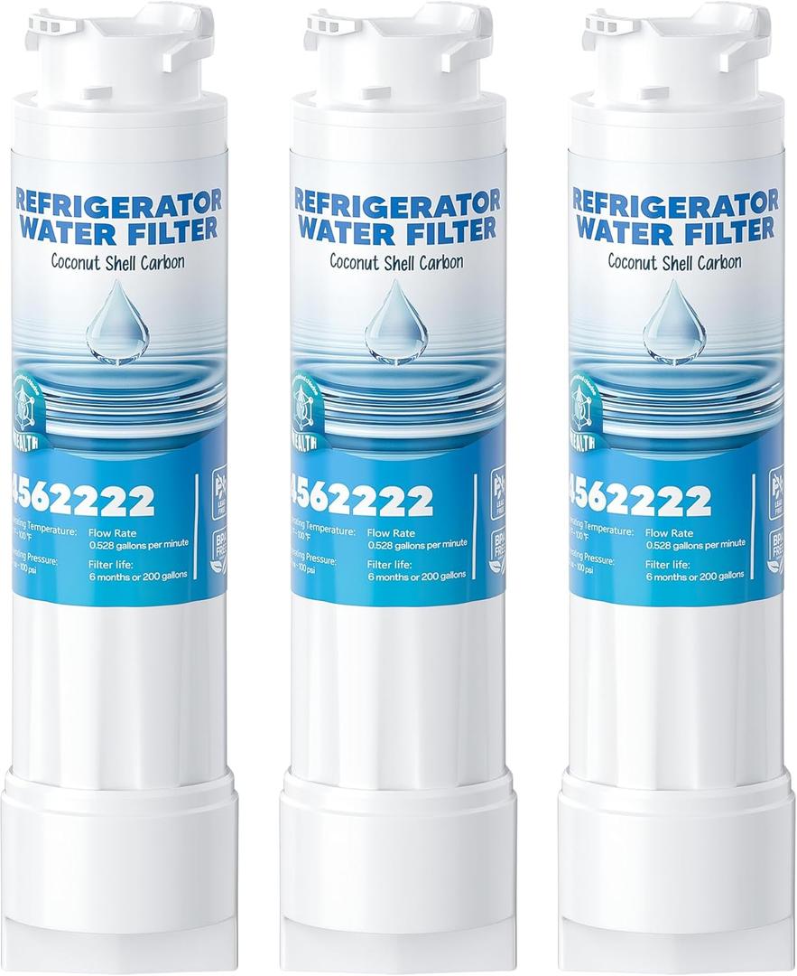 Water Filter Replacement Fit for Frigidaire EPTWFU01, Pure-Source Ultra 2, EWF02, 012505454226, 4562222, Compatible with Pure Source Ultra II Water Filters, 3 Packs By AVXBYR