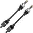 Front Left or Right CV Axle for Polaris Ranger RZR 570/800 2008 2009 2010 2011 2012 2013 2014 2015 2016 2017, Replace for 1332440, 2 Front Axles