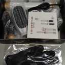 5 in ONE Blow Dryer Brush, Curling Wand Hair Styling Tools Set, Ionic Hot Air Hair Dryer, Massage Oval Hair Dryer, Left&Right Hair Curlers 100-120V (White)