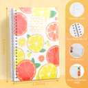 5 x Planner 2025-2026,Academic Year Weekly and Monthly Calender Planner, July 2025 - June 2026,Spiral Notebook A5 (6.3" x 8.5") Perfect for Teacher, Student,Office,School Supplies (Oranger)