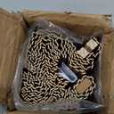 Cordless Bamboo Roman Shades for Windows, Blinds Size (35" W 64" H) Colour (Highfield Teak)