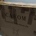 CAFOM Square End Table with Tempered Glass Top, Stylish X-Shaped Metal Frame, Living Room Coffee Table, Sofa Side Table, Accent Tables for Small Spaces, Modern Bedside Table for Bedroom (Silver)