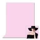 Uhexoyo Pink Backdrop for Photoshoot, Photobooth Professional Photo Backdrop Curtains, Studio Portrait Video Teams Photo op Backdrop Solid Color Backdrops for Photography 5x7FT