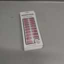 10 x Gloss Nail Strips|Uv Free|22 Pcs,Gel Nail Stickers|Long Lasting Two Weeks and Easy to Apply&Remove|Powder Blue Spot