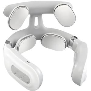 Vitality Magic Pro 2.0 Neck Massager with Heat - Deep Muscle Activation, 6 Modes, 15 Intensities, Hands-Free, Ergonomic Design, Quiet Relaxation