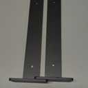 Goovilla Shelf Bracket, Heavy Duty Floating Shelf Brackets 10 inch Long, 4 Pack Brackets for Shelves, Black Coated Metal Wall Shelf Support Brackets with 1/5 Inch Thick and 160 lb. Load Capacity