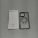 Temdan Designed for iPhone 16 Pro Max Case,[with 360Rotatable Invisible Magnetic O-Ring Stand][Military Grade Shockproof][Compatible with MagSafe] Anti-Slip Translucent Matte Phone Case 6.9" (Grey)