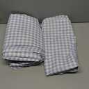 Nayoroom Gingham Duvet Cover Queen Size Blue White Plaid Checkered Comforter Cover 3 Pcs Soft Breathable Washed Microfiber Grid Farmhouse Bedding Set with Pillow Shams (No Comforter)