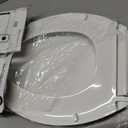 KOHLER 20110-0 Brevia, Slow Close Toilet Seat, Elongated Toilet Seat, Grip-Tight Bumpers Quick-Attach Hardware, White