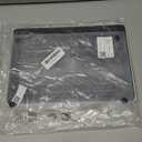 Seorsok Compatible with MacBook Air 13 Inch Case 2022 2021 2020-2018 Release A1932 A2179 M1 A2337,Elegant Leaves Flowers Leather Plastic Hard Shell Case with Keyboard Cover,White Blooming Floral