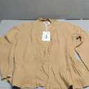 Womens Casual Lightweight Long Sleeve Cardigan Soft Drape Open Front Fall Dusters Light Brown M