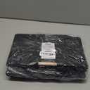 Foldable Fabric Storage Cubes, 2 Packs Cloth Storage Baskets with Wooden Handles, Collapsible Shelf Closet Organizer Bins, Rectangular Storage Boxes for Decor (Black)