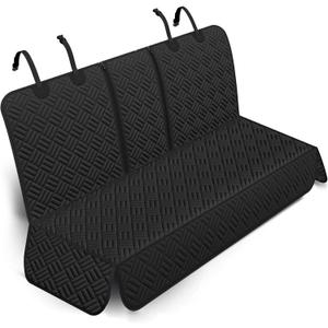Dog Car Seat Cover for Back Seat, Waterproof 600D Oxford Protector for Travel and Daily Use, Non Slip Scratch Resistant Bench Cover, Easy to Clean, Fits Cars/SUVs/Trucks, 54 Inch