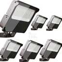 Lightdot 100W LED Flood Light Outdoor 5000K 14000Lm (600W Equivalent) Led Stadium Flood Light with Dusk to Dawn Photocell, IP65 Waterproof Area Lightings for Parking Lot/Stadium/Backyard-6Pack