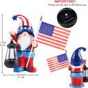 Nacome Solar Gnomes Statues for Garden Decor: Outdoor Sculptures for Clearance Lights for Outside Lawn Ornaments Porch Patio Balcony Yard Home Birthday Gifts for Mom Grandma Women