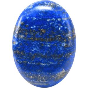 Amazing Gemstone Lapis Lazuli Crystals and Healing Stones - Large Palm Stone Crystals Piedra - Crystal for Good Luck, Balanced Positive Energy, Meditation - Unique Stocking Stuffers, Gifts for Women